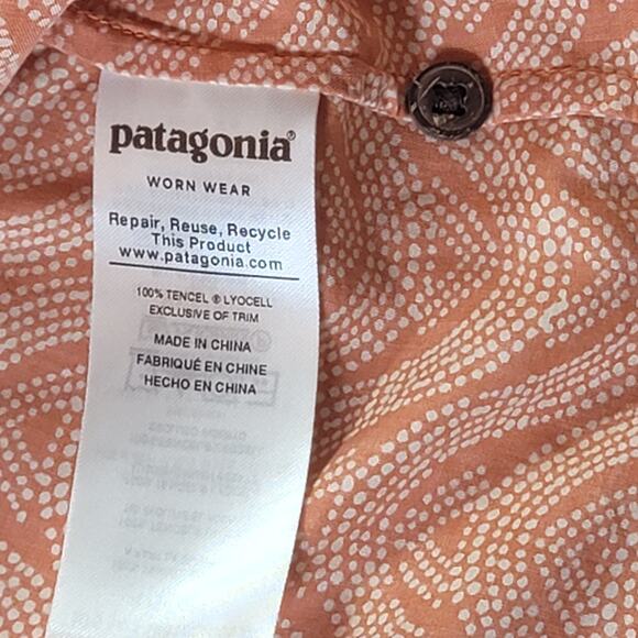 Patagonia Worn Wear Orange Tank Top Size L - Picture 8 of 8